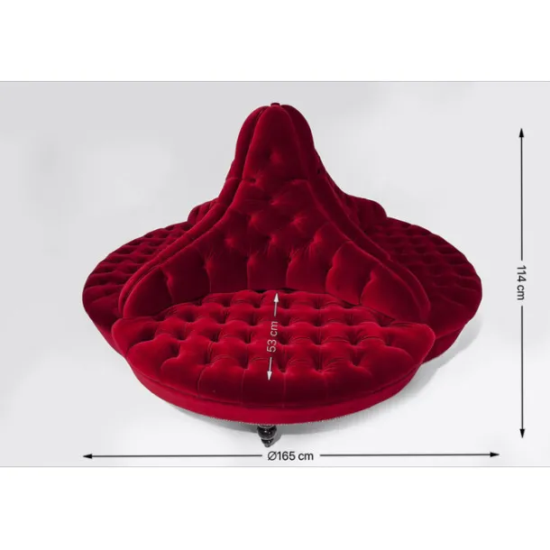 around_sofa_boudoir_seate_2.webp Hot KARE Design Around Sofa Boudoir 4-Seater Small