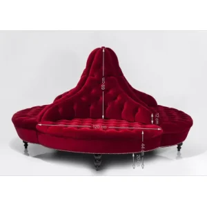 Hot KARE Design Around Sofa Boudoir 4-Seater Small