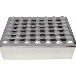 Fashion KARE Design Ashtray Soho Square Silver 25x25cm