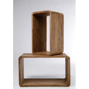 Clearance KARE Design Authentico Cube Rectangular (2/Set)