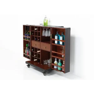 New KARE Design Bar Cabinet Globetrotter Medium