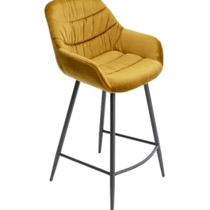 Discount KARE Design Bar Chair Bristol Yellow 69cm