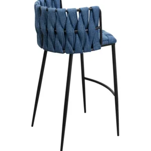 Hot KARE Design Bar Chair Saluti Blue 77cm