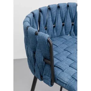 Hot KARE Design Bar Chair Saluti Blue 77cm