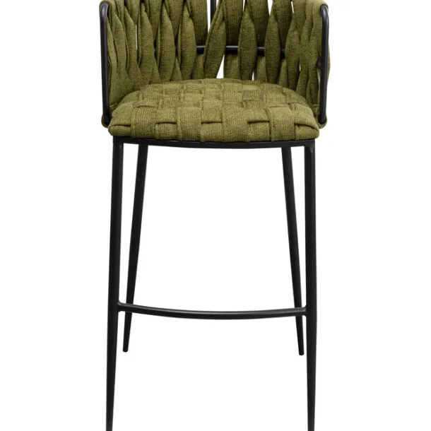 bar_chair_saluti_dark_gre_0.webp Online KARE Design Bar Chair Saluti Dark Green 77cm