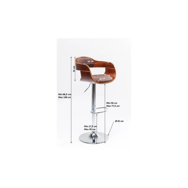 bar_stool_monaco_schoko_6.webp New KARE Design Bar Stool Monaco Schoko