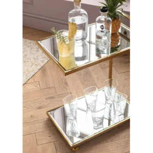 Sale KARE Design Bar Trolley Classy Gold