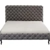 Clearance KARE Design Bed Desire High Silver Grey 160x200 cm