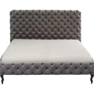 Clearance KARE Design Bed Desire High Silver Grey 160x200 cm
