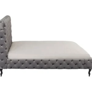 Discount KARE Design Bed Desire High Silver Grey 180x200 cm
