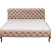 Online KARE Design Bed Desire Velvet Ecru 160x200cm