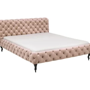 Online KARE Design Bed Desire Velvet Ecru 160x200cm