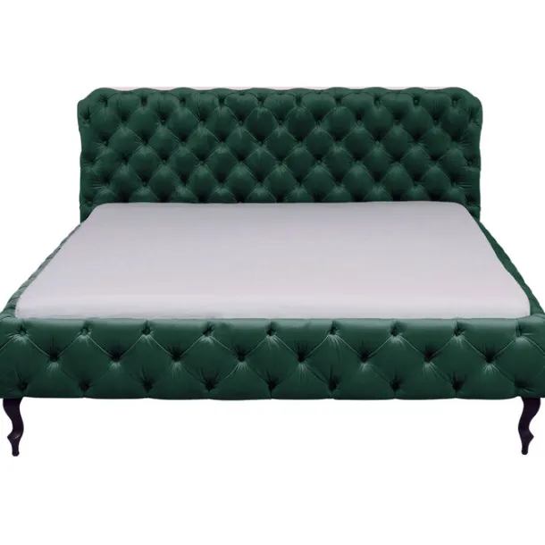 bed_desire_velvet_green_x_0.webp Hot KARE Design Bed Desire Velvet Green 180x200cm