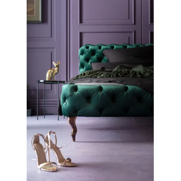 bed_desire_velvet_green_x_2-1.webp Online KARE Design Bed Desire Velvet Green 160x200cm