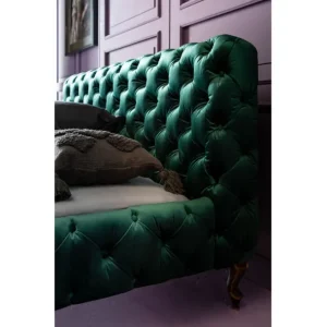 Hot KARE Design Bed Desire Velvet Green 180x200cm