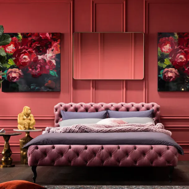 bed_desire_velvet_mauve_x_2.webp Fashion KARE Design Bed Desire Velvet Mauve 160x200cm