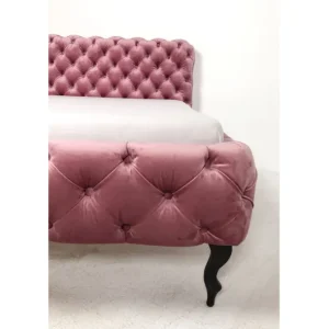 Fashion KARE Design Bed Desire Velvet Mauve 160x200cm