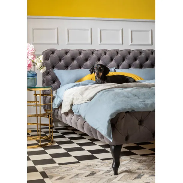 bed_desire_velvet_silver__5-2.webp Hot KARE Design Bed Desire Velvet Silver Grey 160x200 cm