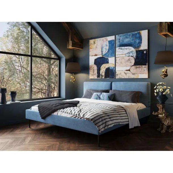 bed_east_side_cord_blue_x_2.webp Online KARE Design Bed East Side Cord Blue 180x200cm