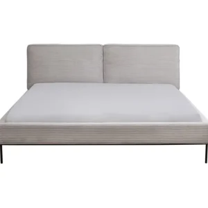 Fashion KARE Design Bed East Side Cord Grey 160x200cm
