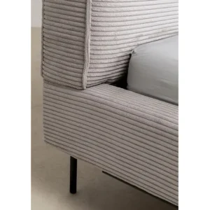 Fashion KARE Design Bed East Side Cord Grey 160x200cm