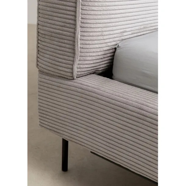 bed_east_side_cord_greyxc_7.webp Fashion KARE Design Bed East Side Cord Grey180x200cm