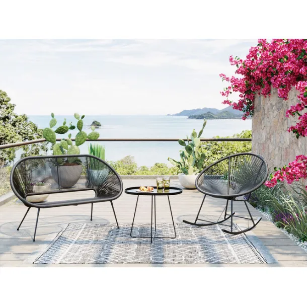 bench_acapulco_mono_black_2.webp Sale KARE Design Bench Acapulco Mono Black