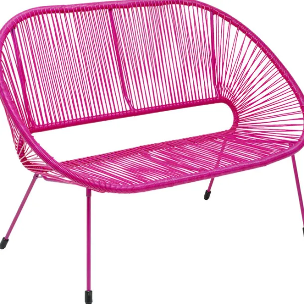 bench_acapulco_mono_pink_2.webp Hot KARE Design Bench Acapulco Mono Pink
