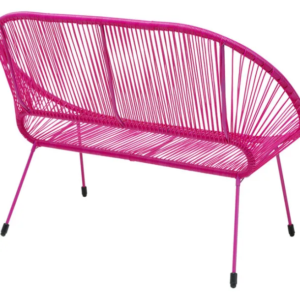bench_acapulco_mono_pink_4.webp Hot KARE Design Bench Acapulco Mono Pink