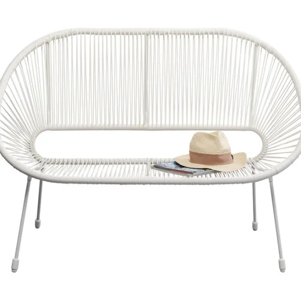 bench_acapulco_mono_white_3.webp Outlet KARE Design Bench Acapulco Mono White