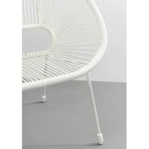 Outlet KARE Design Bench Acapulco Mono White