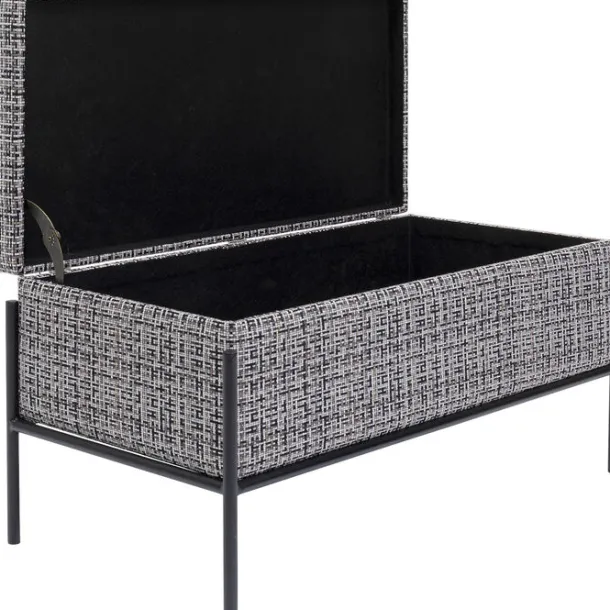 bench_buttons_storage_bam_4.webp Fashion KARE Design Bench Buttons Storage B&W Small