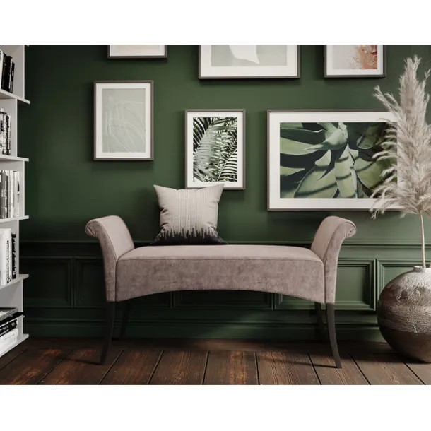 bench_motley_velvet_silve_1.webp Best KARE Design Bench Motley Velvet Silvergrey