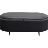 Outlet KARE Design Bench Venezia Storage  Anthracite 100cm