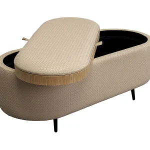 New KARE Design Bench Venezia Storage Cream 100cm