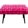 Sale KARE Design Bench Weave Pink 66cm