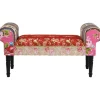New KARE Design Bench Wing Patchwork Red