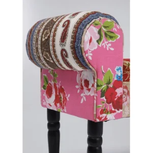 New KARE Design Bench Wing Patchwork Red