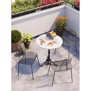 Best KARE Design Bistro Table Kaffeehaus Round WhiteØ 60