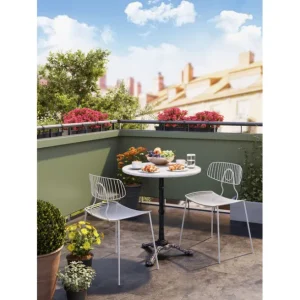 Best KARE Design Bistro Table Kaffeehaus Round WhiteØ 60