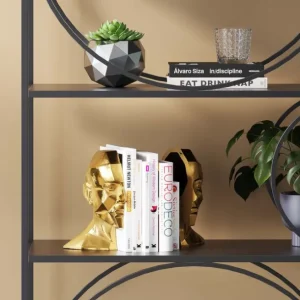 Clearance KARE Design Bookend Face (2/Set)