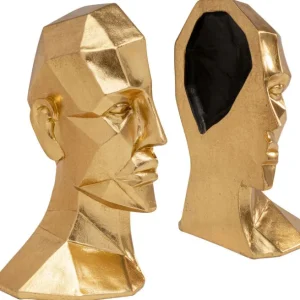 Clearance KARE Design Bookend Face (2/Set)