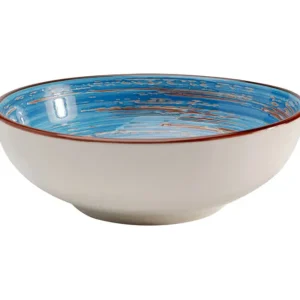 Online KARE Design Bowl Swirl Blue Ø18cm
