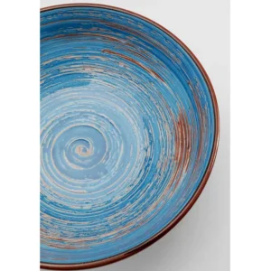 Online KARE Design Bowl Swirl Blue Ø18cm