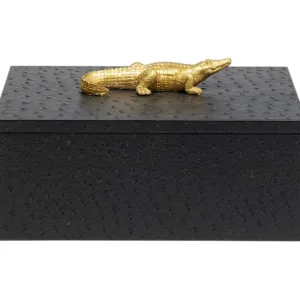 Best KARE Design Box Crocodile Black (2/Set)