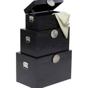 Online KARE Design Box Nifty Black (3/Set)