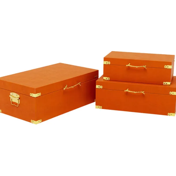 box_noah_orange_set_3.webp Best KARE Design Box Noah Orange (3/Set)