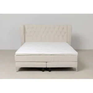 Fashion KARE Design Boxspring Bed Benito Moon Cream 180x200cm