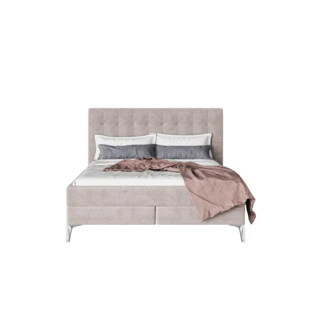 boxspring_bed_benito_star_5.webp Discount KARE Design Boxspring Bed Benito Star Cream 160x200cm