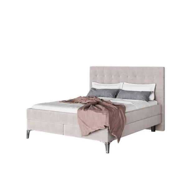 boxspring_bed_benito_star_6.webp Discount KARE Design Boxspring Bed Benito Star Cream 160x200cm